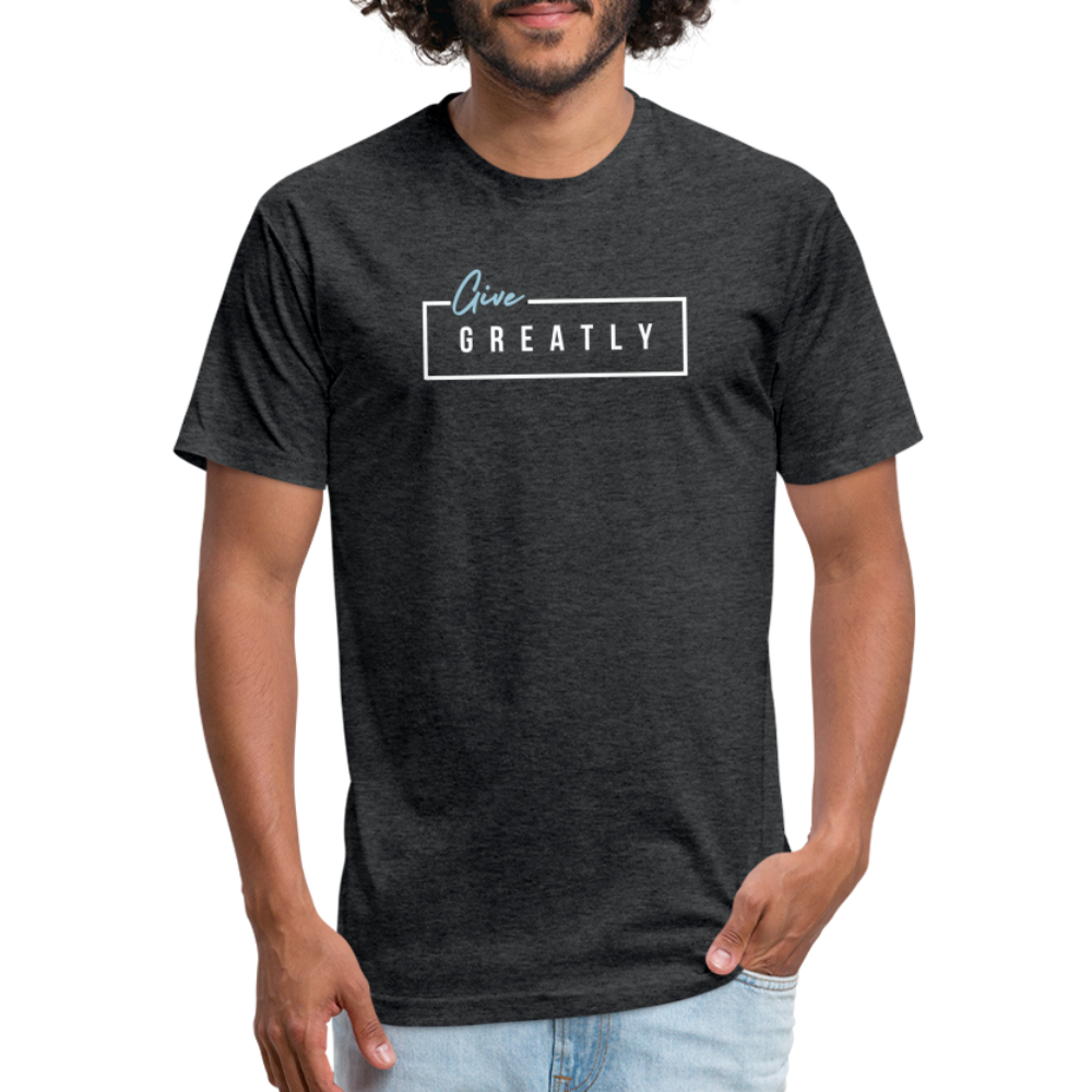 Give GREATLY T-Shirt - heather black