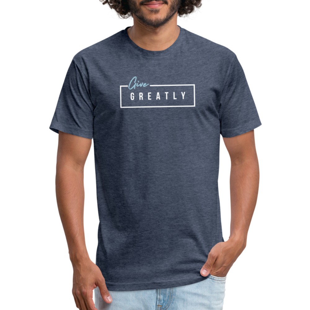 Give GREATLY T-Shirt - heather navy